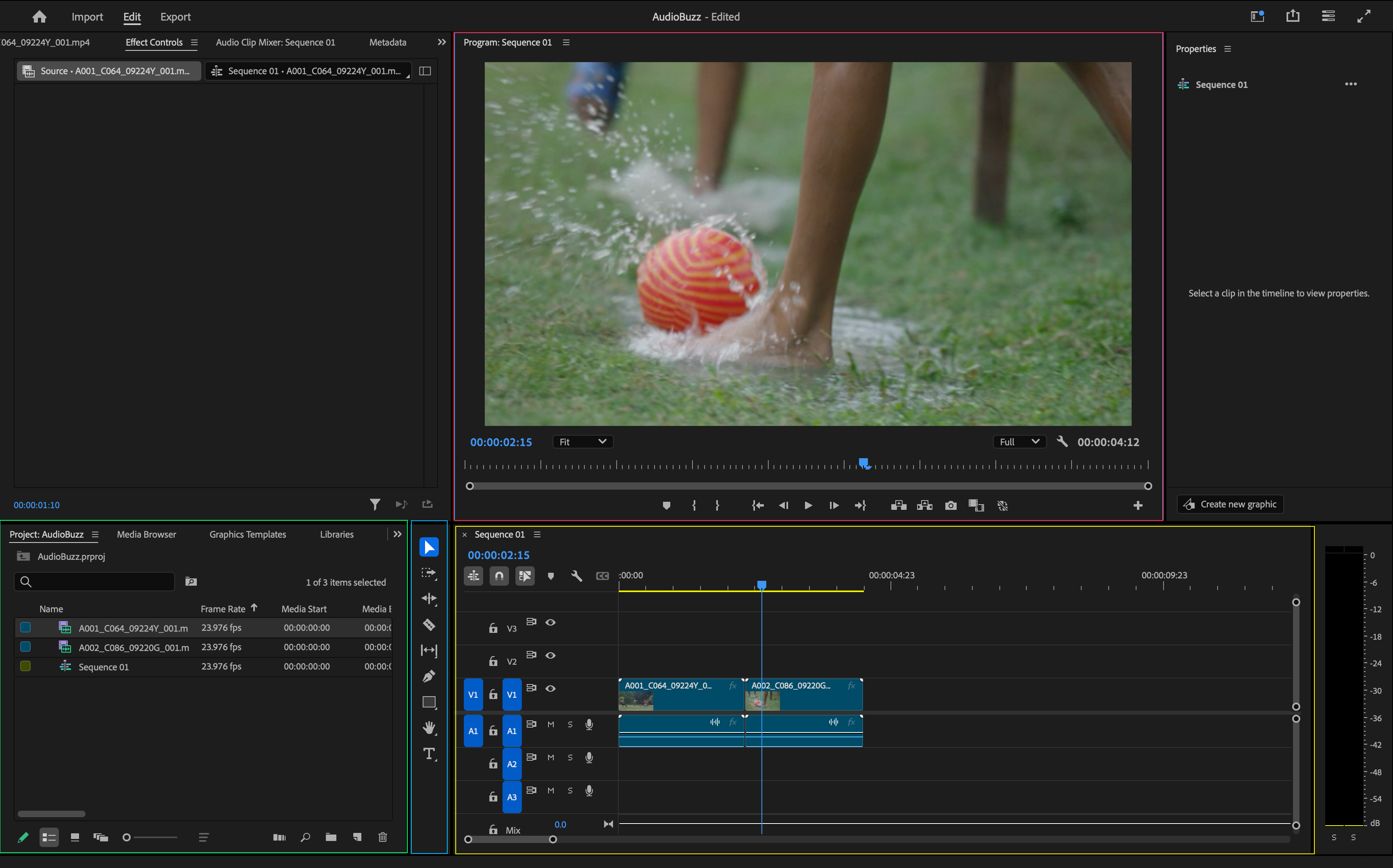 How to use Adobe Premiere Pro - An image of the Premiere Pro interface