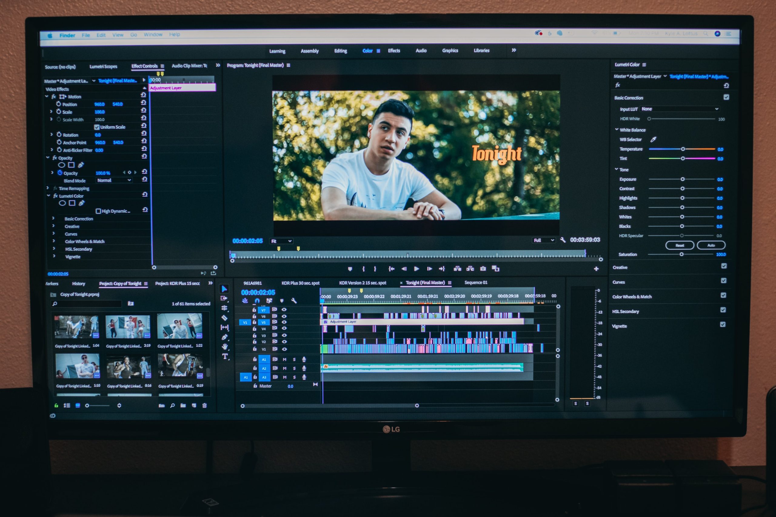 The Basics of Video Editing - An image of video editing software